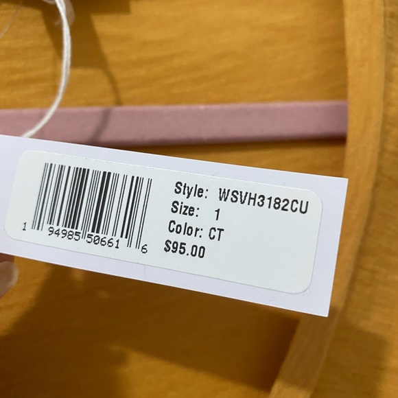 James Perse Deep Scoop Neck T-Shirt in Comet (Gold/Orange) Size Small - Picture 5 of 6